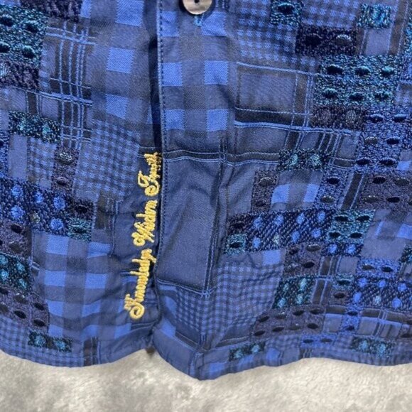 Robert Graham Shirt Mens XL Limited Edition Embroidered Button Up Long Sleeve - Picture 9 of 16